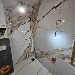 Alternative view of Sienas panelis CALACATTA GOLD 280x110cm, GLOSS