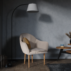 Alternative view of Sienas panelis 2800x600 Grey Concrete MA