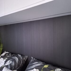 Alternative view of Sienas panelis 2800x600 3D BLACK V