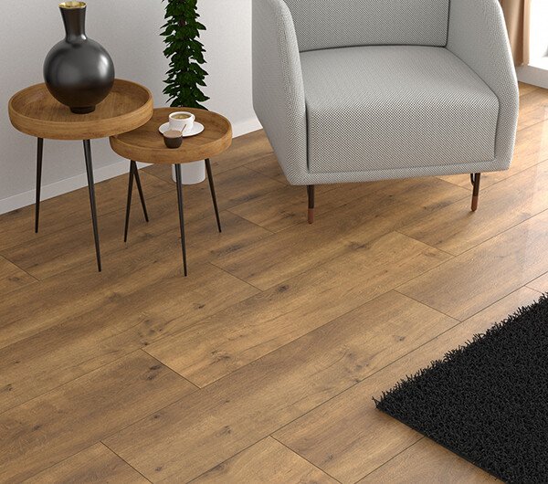 Rocko Tiles grīdas segumi, Brown Marten, 1210 x 295, Kronospan - Image 2