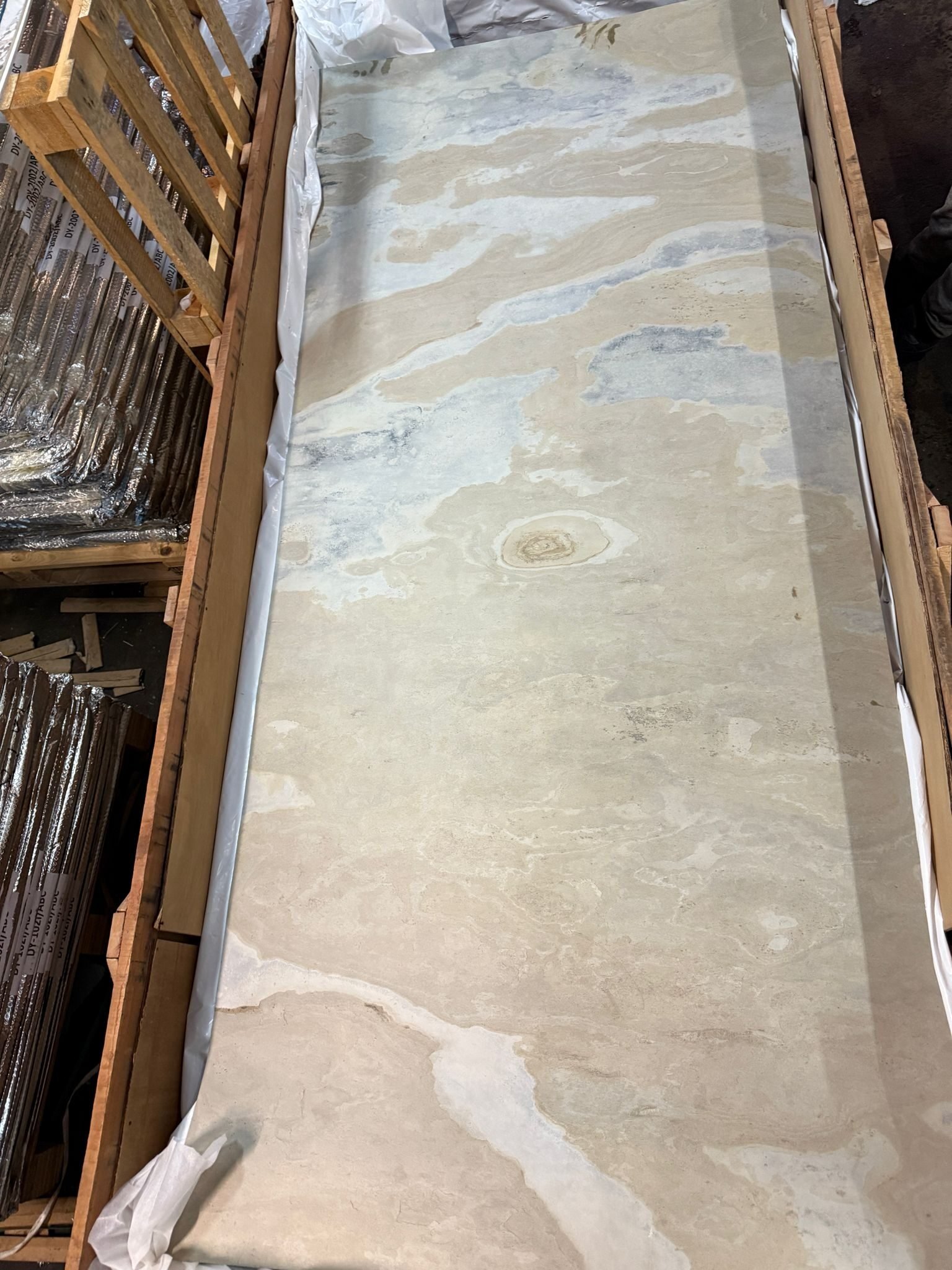 Elastīgā akmens plāksne BEIGE, 280x122cm - Image 2