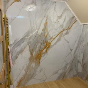 Sienas panelis GOLDEN GRAY 280x110CM, GLOSS