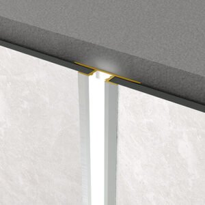 Savienojuma profils LED Rocko sienas panelim, anodēta allumīnija, 2800 mm, gab, Kronospan