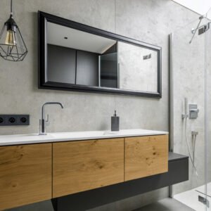 Alternative view of Rocko Tiles sienas panelis, Concrete, 2800 x 1230, Kronospan