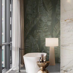 Alternative view of Rocko Tiles sienas panelis, Silver Sage, 2800 x 1230, Kronospan