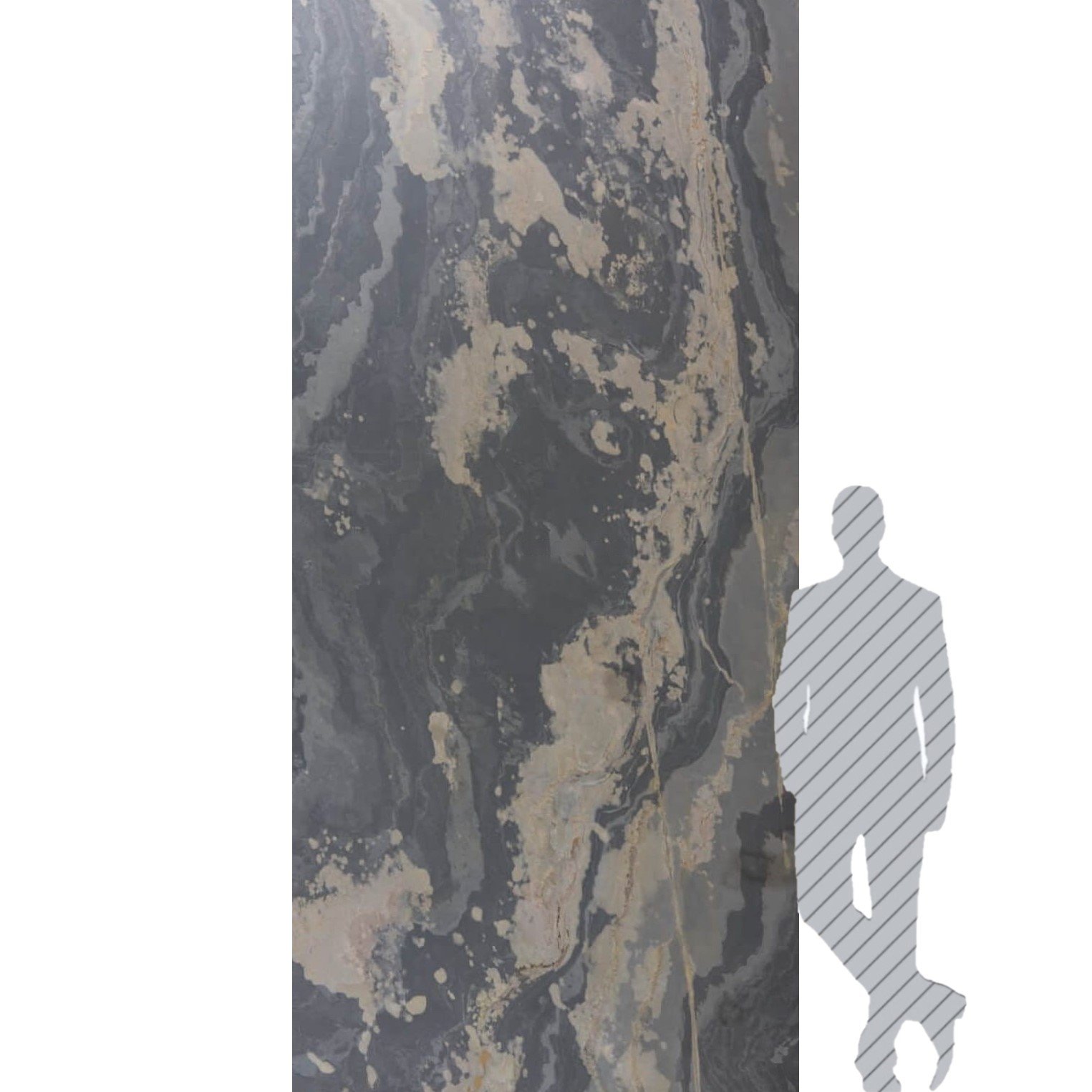 Elastīgā akmens plāksne TRANSPARENT FIORNE (izgaismojama), 280x122cm - Image 4