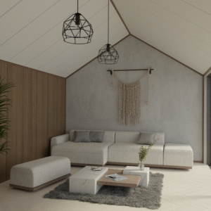 Alternative view of Sienas panelis Light Grey Concrete MA, 2800x600, Strama Panels