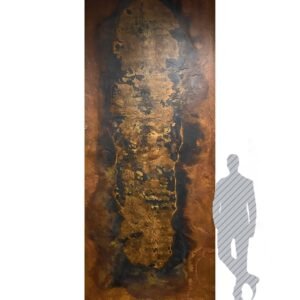 Elastīgā akmens plāksne CORTEN BLACK, 280x122cm