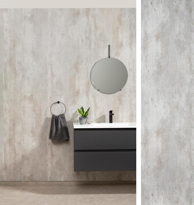 Fibo mitrumizturīgs apdares panelis, Cements, 2400x620x10mm