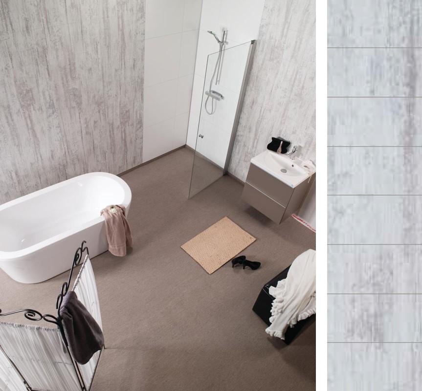 Fibo mitrumizturīgs apdares panelis, Shabby chic, 2400x620x10mm