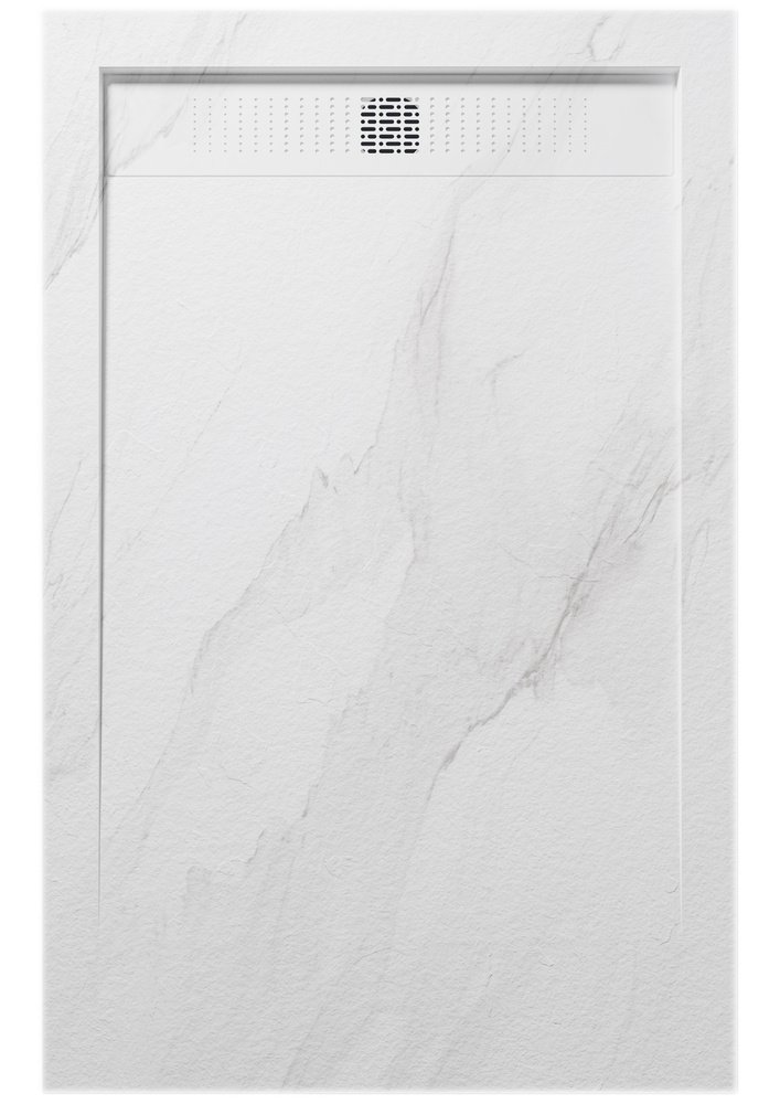 ZENON Akmens grīdas paliktnis EV SL Marble White