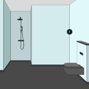 Alternative view of Fibo iekšējais stūris - divdaļīgs, 90o/ 2400mm