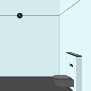 Alternative view of Fibo nosedzošais profils (H-veida) - divdaļīgs 2400mm