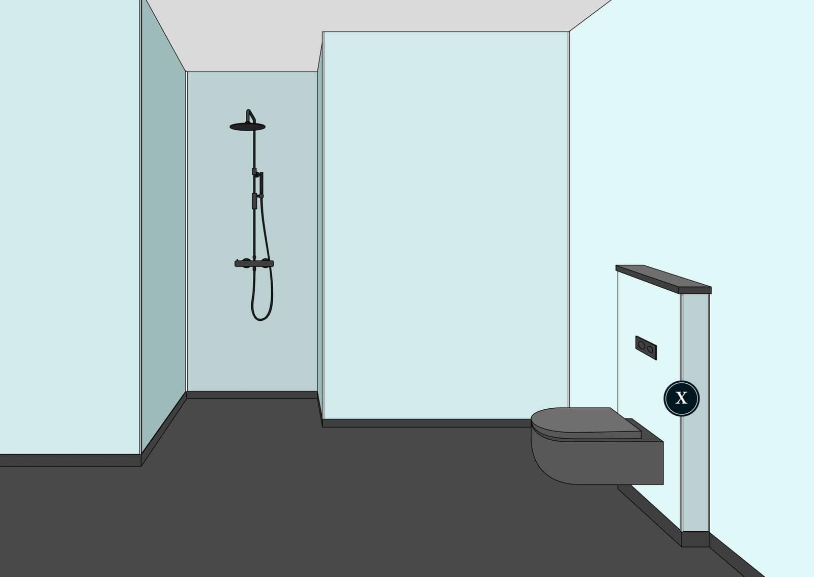 L-veida apdares profils, plats 12X25mm- 2400mm - Image 2