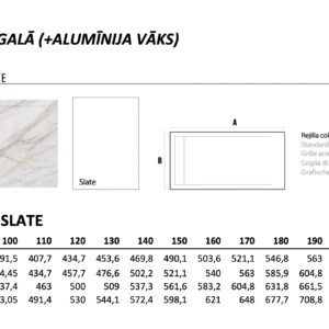 Alternative view of ZENON Akmens grīdas paliktnis EV SL Marble Gold