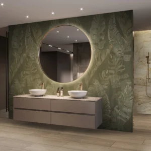 Alternative view of Rocko Tiles sienas panelis, Silver Sage, 2800 x 1230, Kronospan