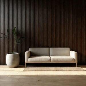 Alternative view of WOODFINN ACOUSTIC Dark oak 20 x 285 x 2700 mm