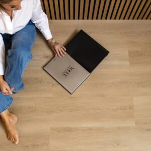 Alternative view of VINILA GRĪDAS SEGUMS - Beige oak 2012W / 5,5 x 230 x 1220 mm KK33