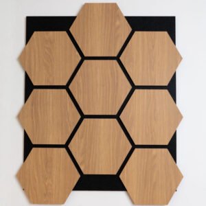 WOODFINN ACOUSTIC Hexago - Classic oak 18 x 620 x 760 mm