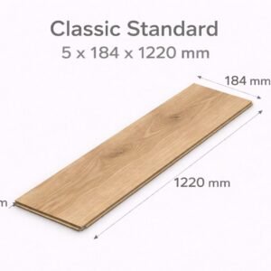 Alternative view of VINILA GRĪDAS SEGUMS - Timeless oak 1901W / 5,5 x 230 x 1220 mm 33.klase