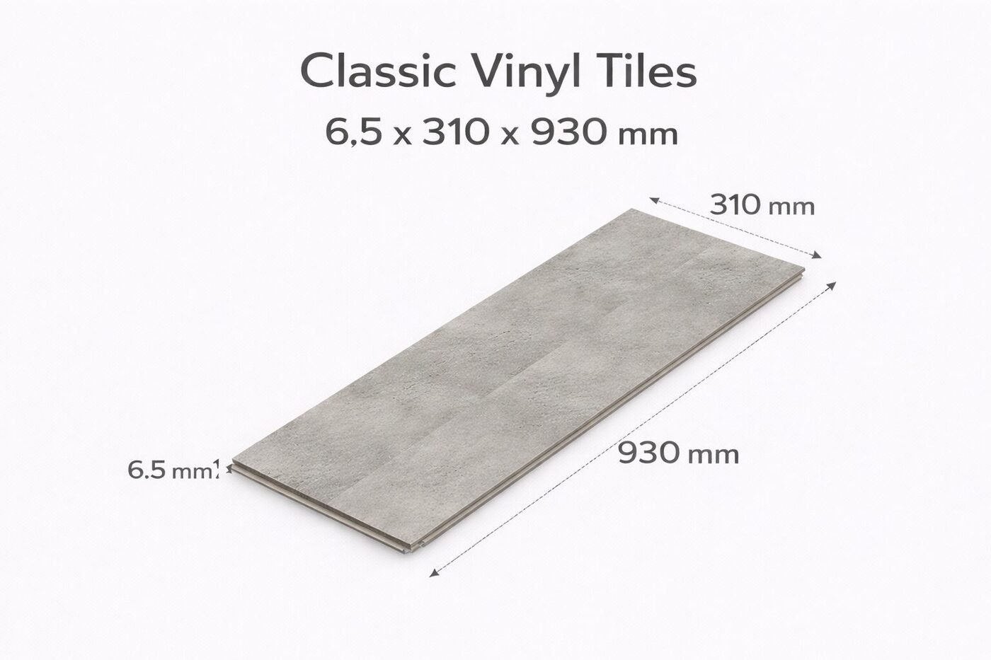VINILA FLĪZES - Stone 2531T / 6,5 x 310 x 930 mm 33. klase - Image 3