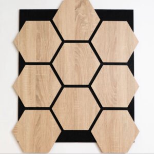 WOODFINN ACOUSTIC Hexago - Sonoma oak 18 x 620 x 760 mm