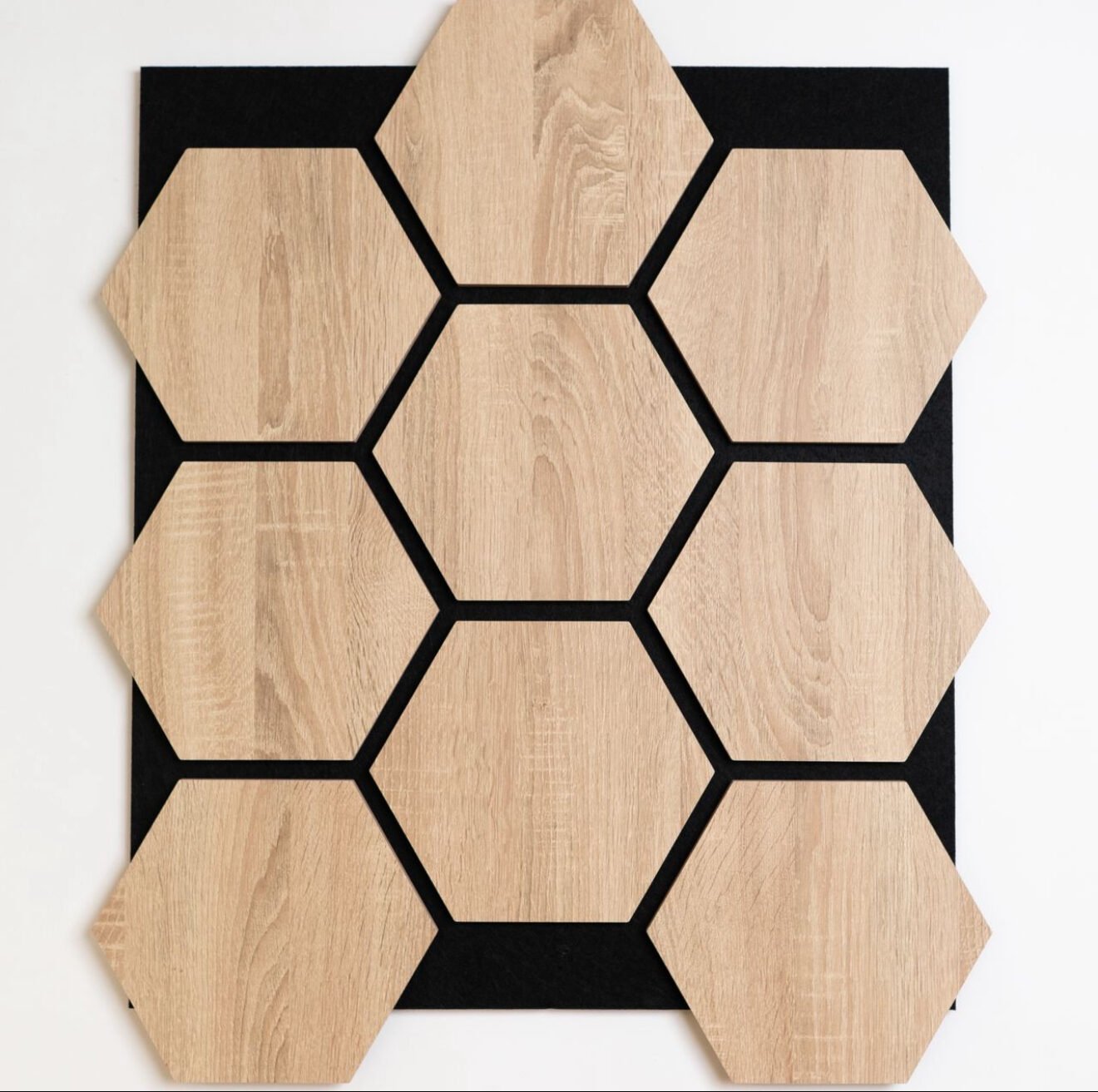 WOODFINN ACOUSTIC Hexago - Sonoma oak 18 x 620 x 760 mm