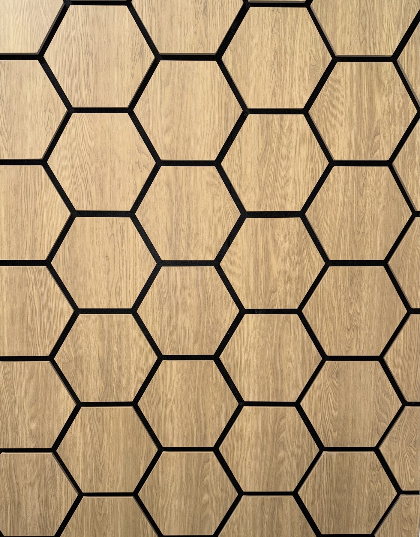 WOODFINN ACOUSTIC Hexago - Sonoma oak 18 x 620 x 760 mm - Image 4